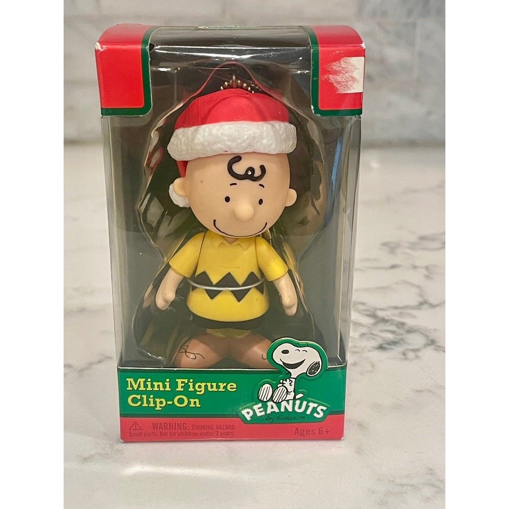 Peanuts Charlie Brown Mini Figure Clip-On- New in Box